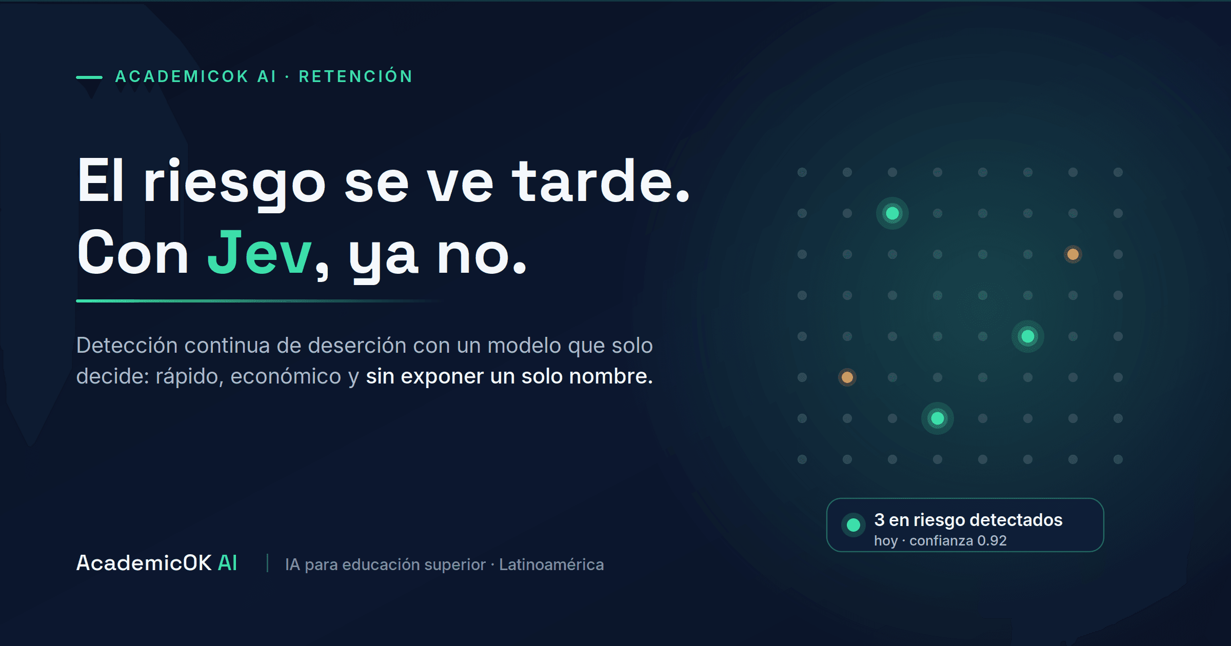 El riesgo se ve tarde. Con un nuevo tipo de IA, ya no.